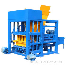 Máquina prensadora para hacer bloques de cemento de hormigón.